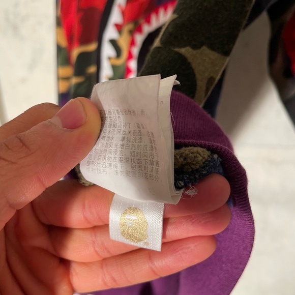 Bape Mix Camo Crazy Shark Crewneck - Picture 10 of 13